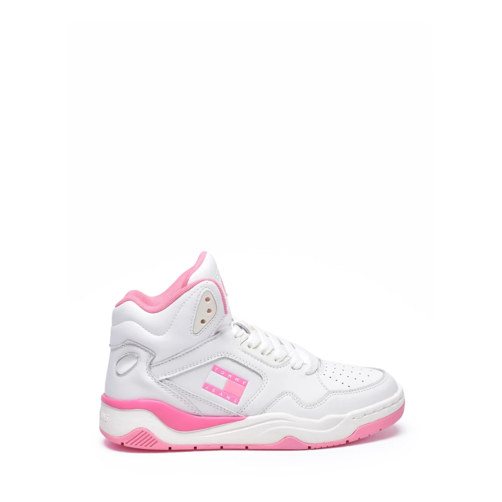 Tommy Jeans New Basket Dames Schoenen Wit