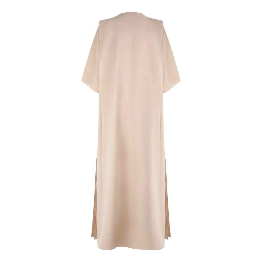 Cortana Kurta beige wollen jurk Beige Dames