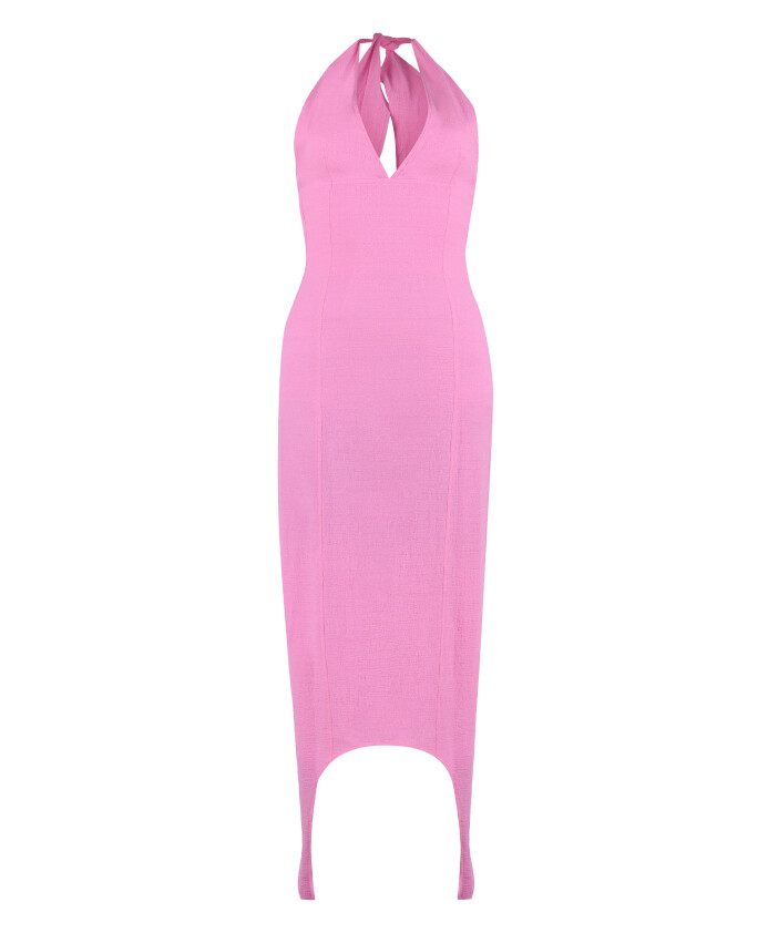 neck-strap-crepe-dress