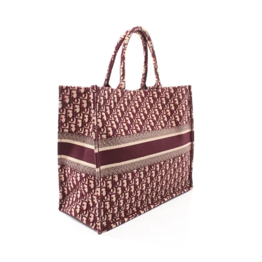 Dior Vintage Pre-owned Canvas dior-bags Red Dames