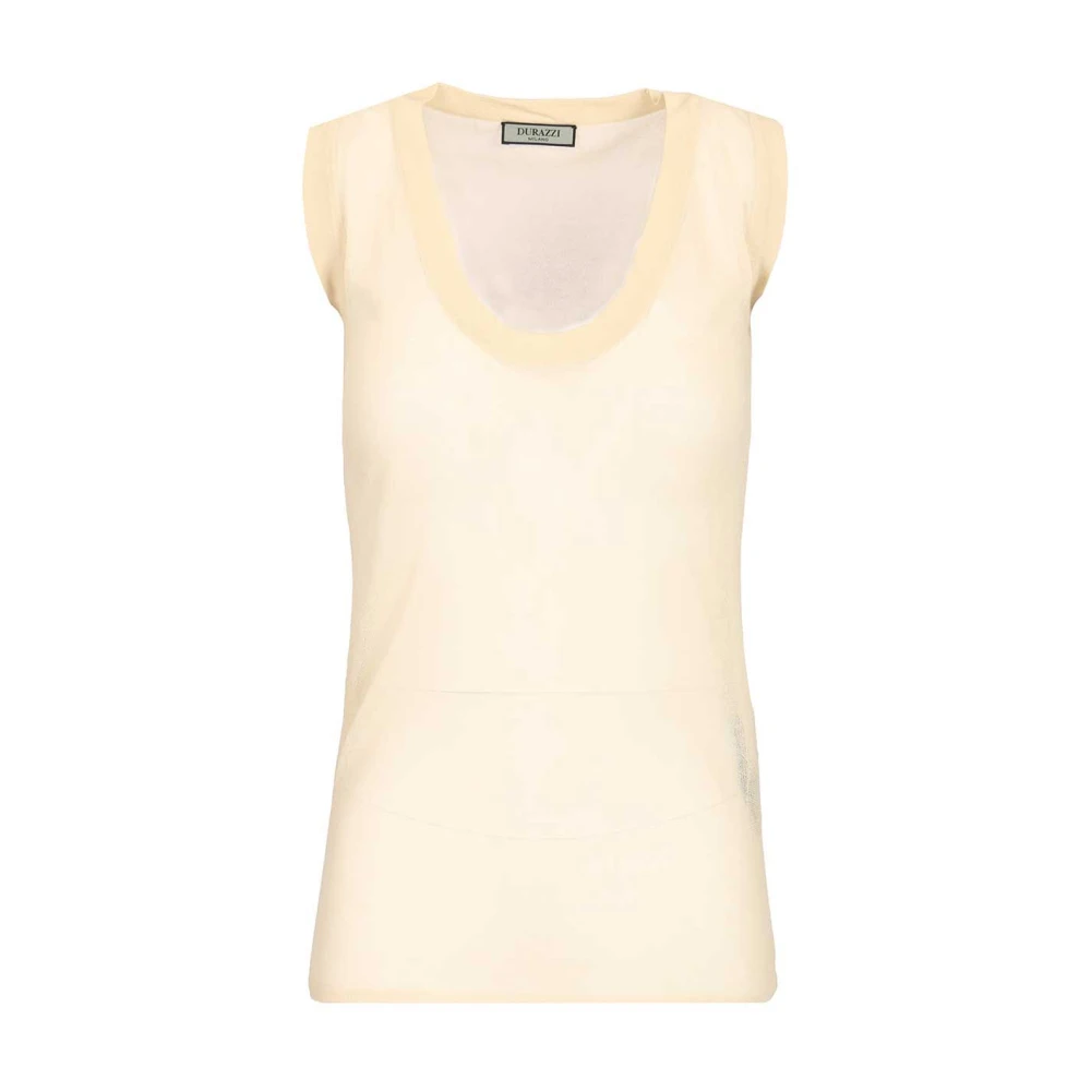 Durazzi Milano Mujer Beige Camisetas, Talla: M