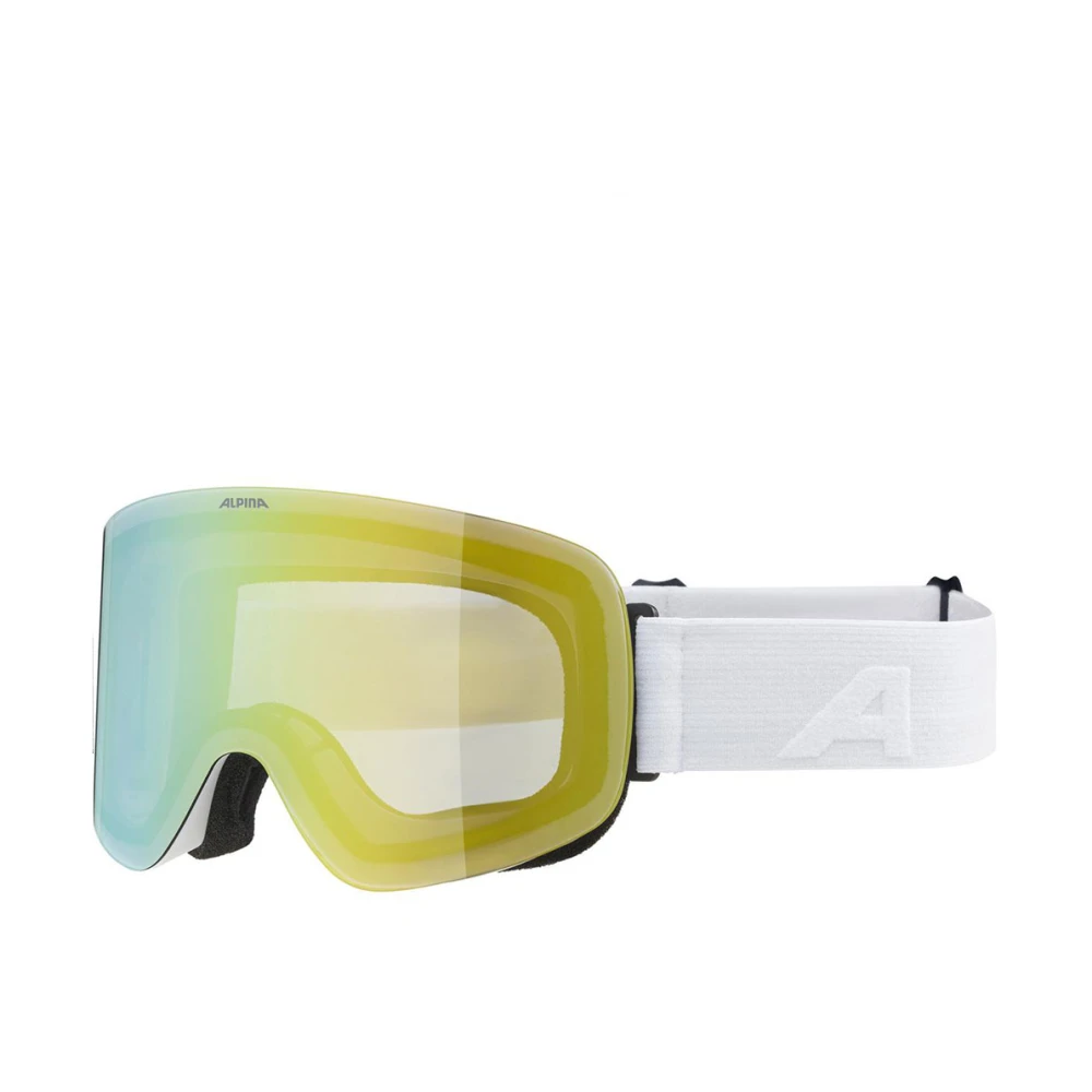 Alpina Wit Mat Revo Penken Ski Goggles White Unisex