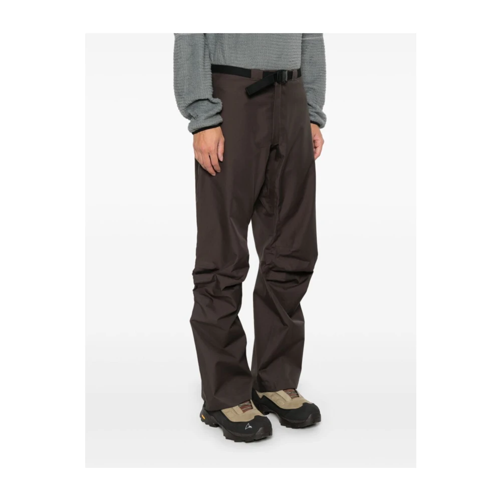 Gr10K Waterdichte technische broek met logoborduursel Gray Heren