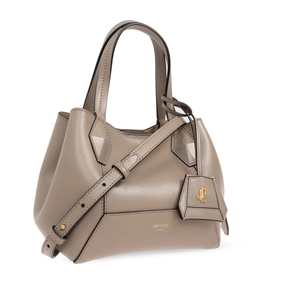 Jimmy Choo Tas Diamond Beige Dames