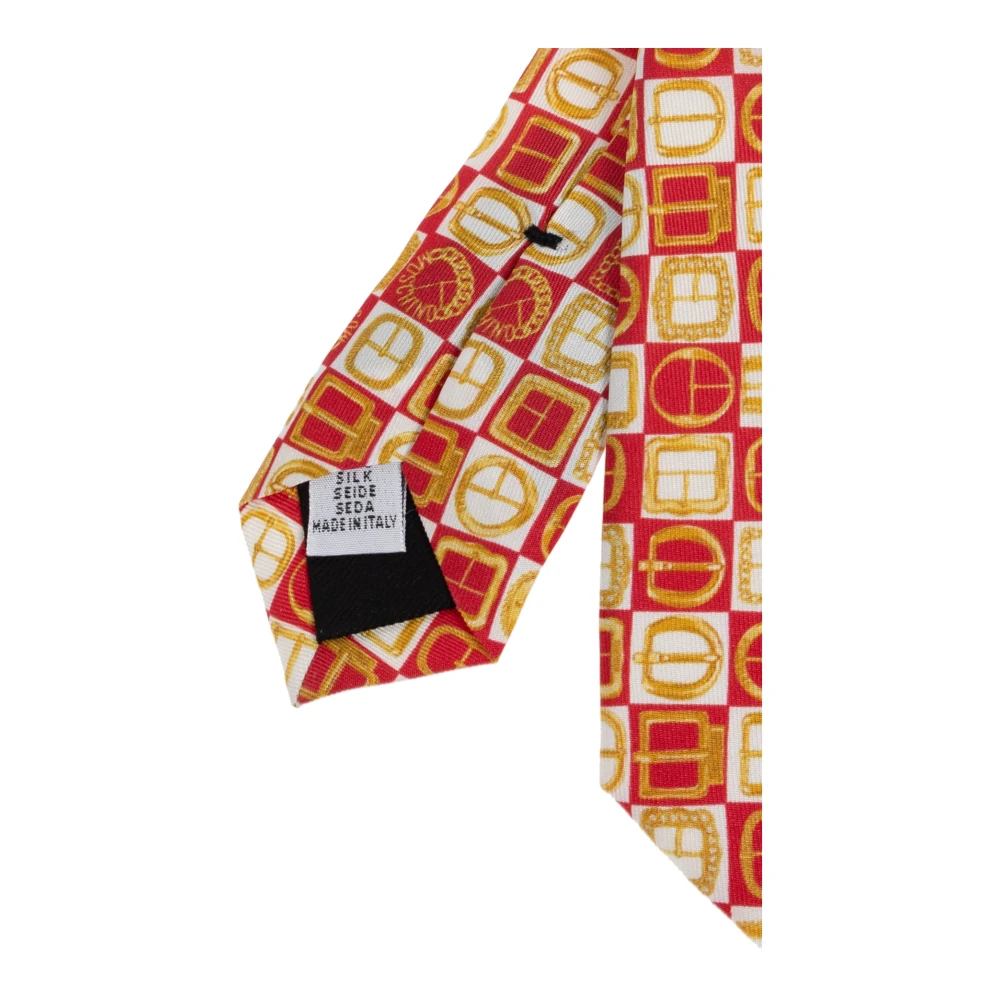 Moschino Zijden stropdas Red Heren