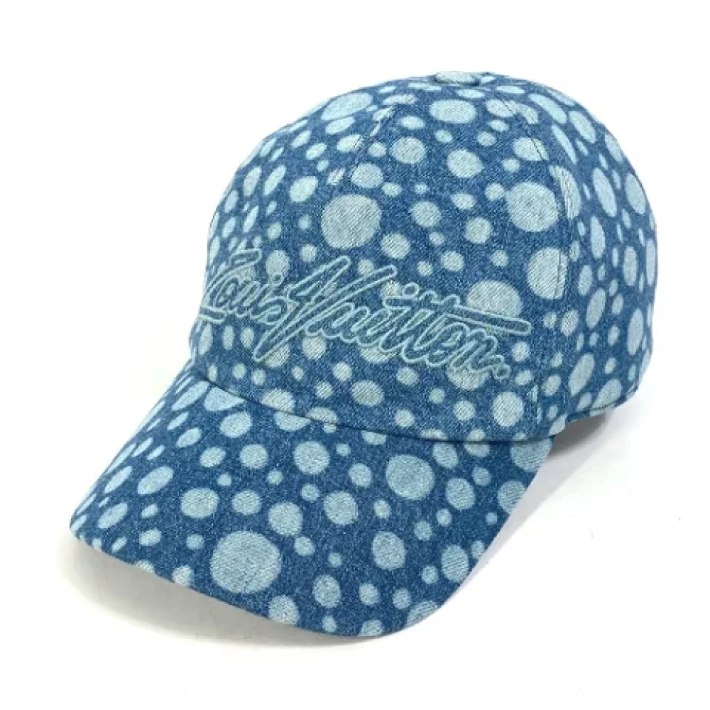 Louis Vuitton Vintage Pre-owned Canvas hats Blue Dames