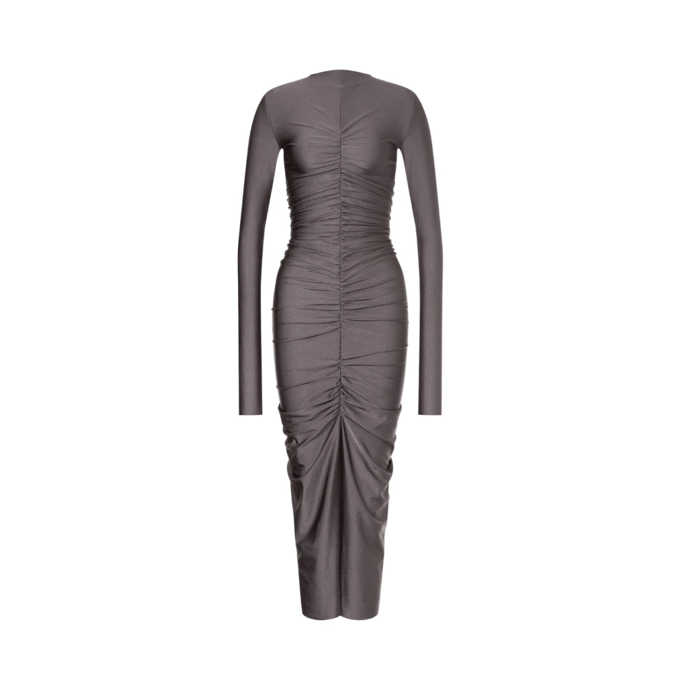 Philosophy Di Lorenzo Serafini Women's Gray Draped Longuette Dress