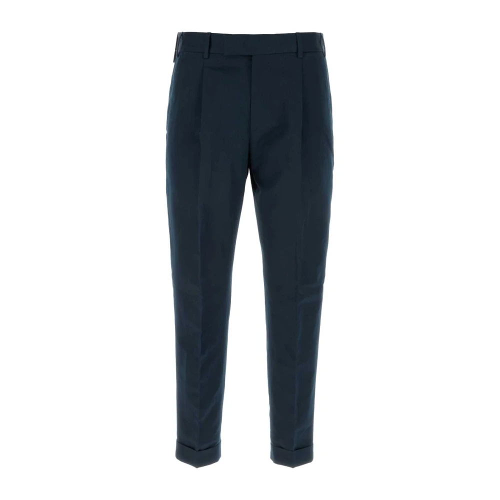 PT Torino Stretch Katoen Navy Blauwe Broek Blue Heren