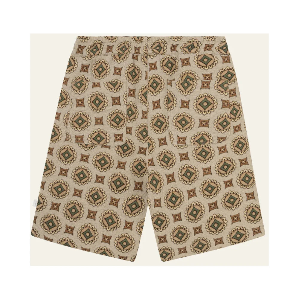 Les Deux Jacquard Hank Short Multicolor Heren