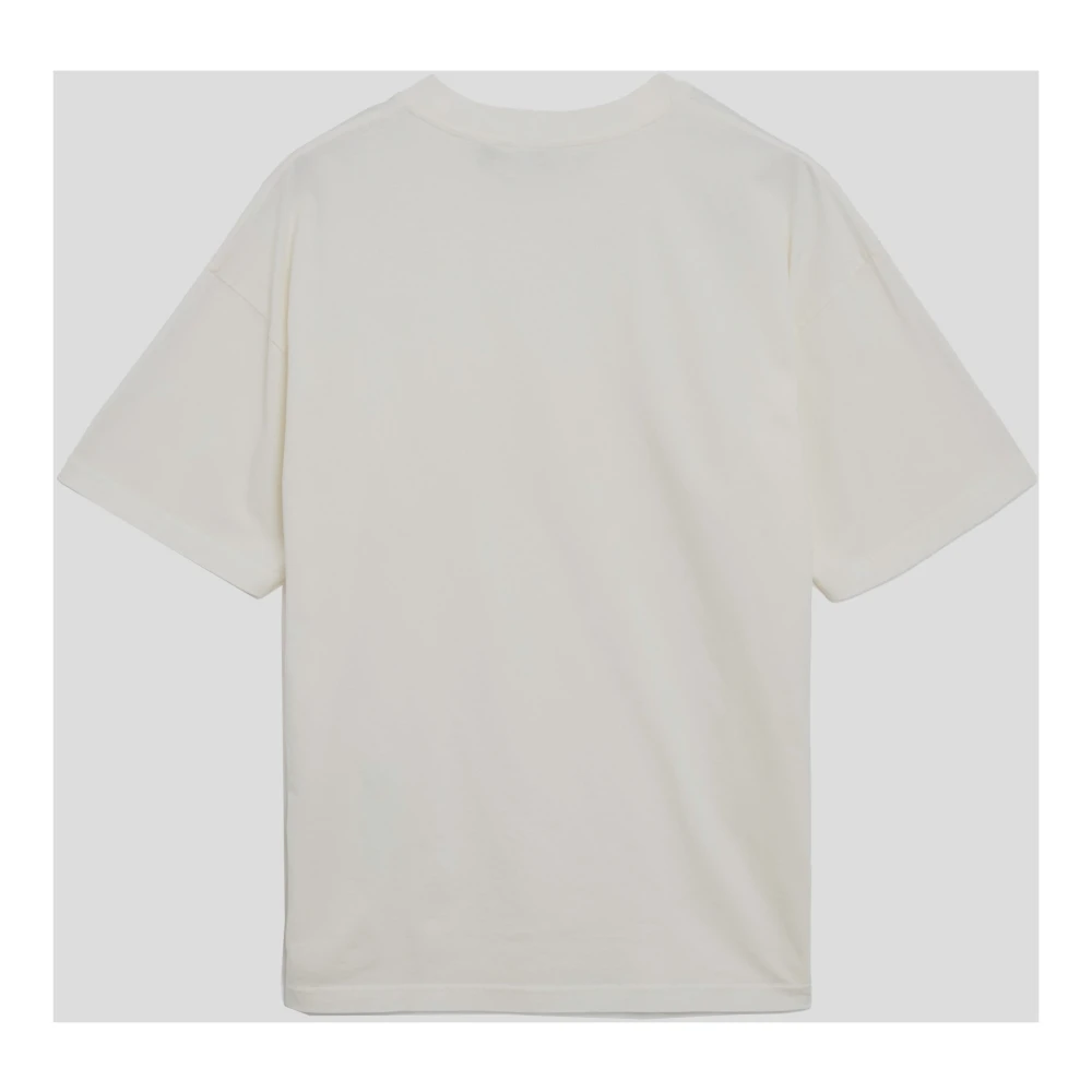 Represent Cotton Logo Tee White Heren