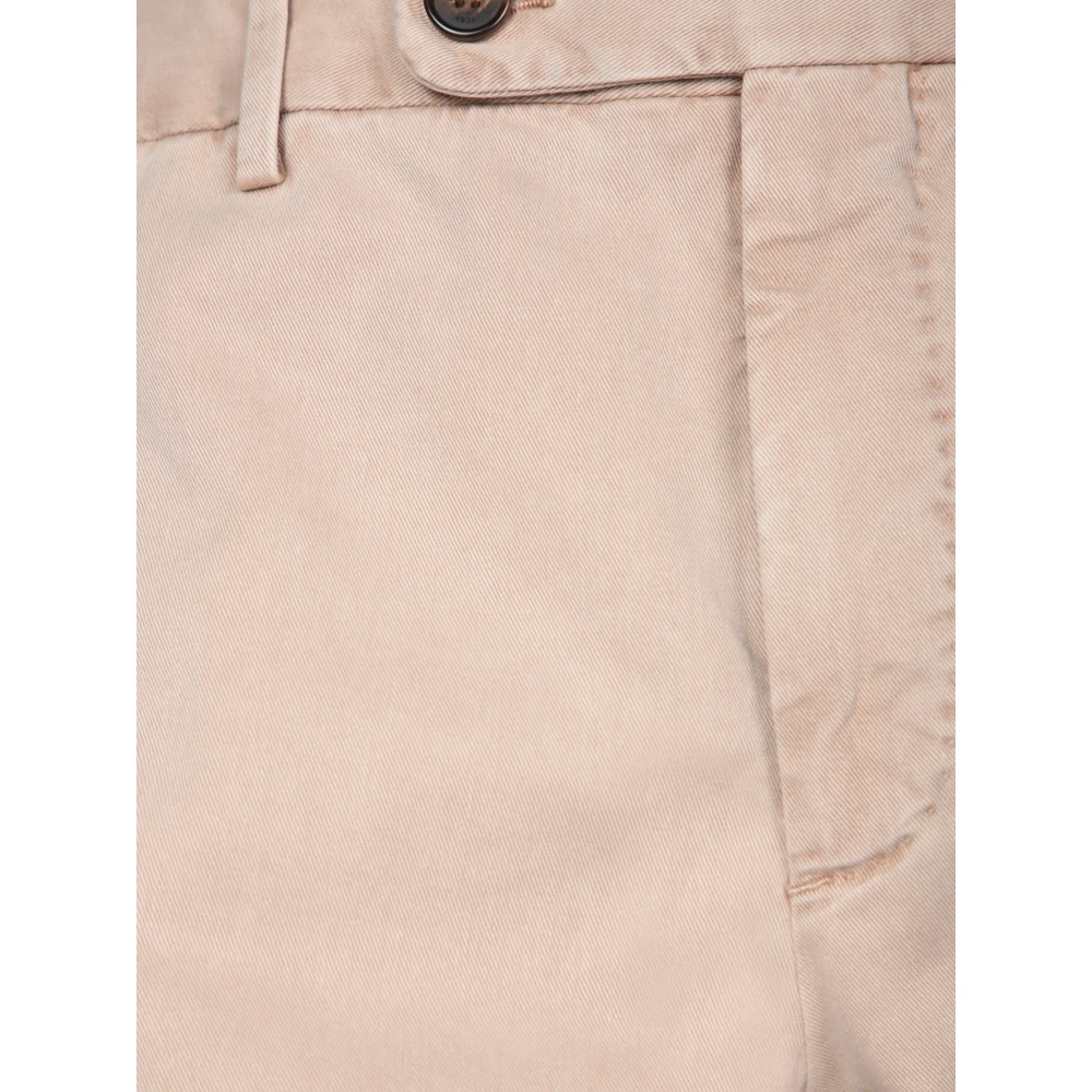 Incotex Verstelbare wortelsnit broek Pink Heren