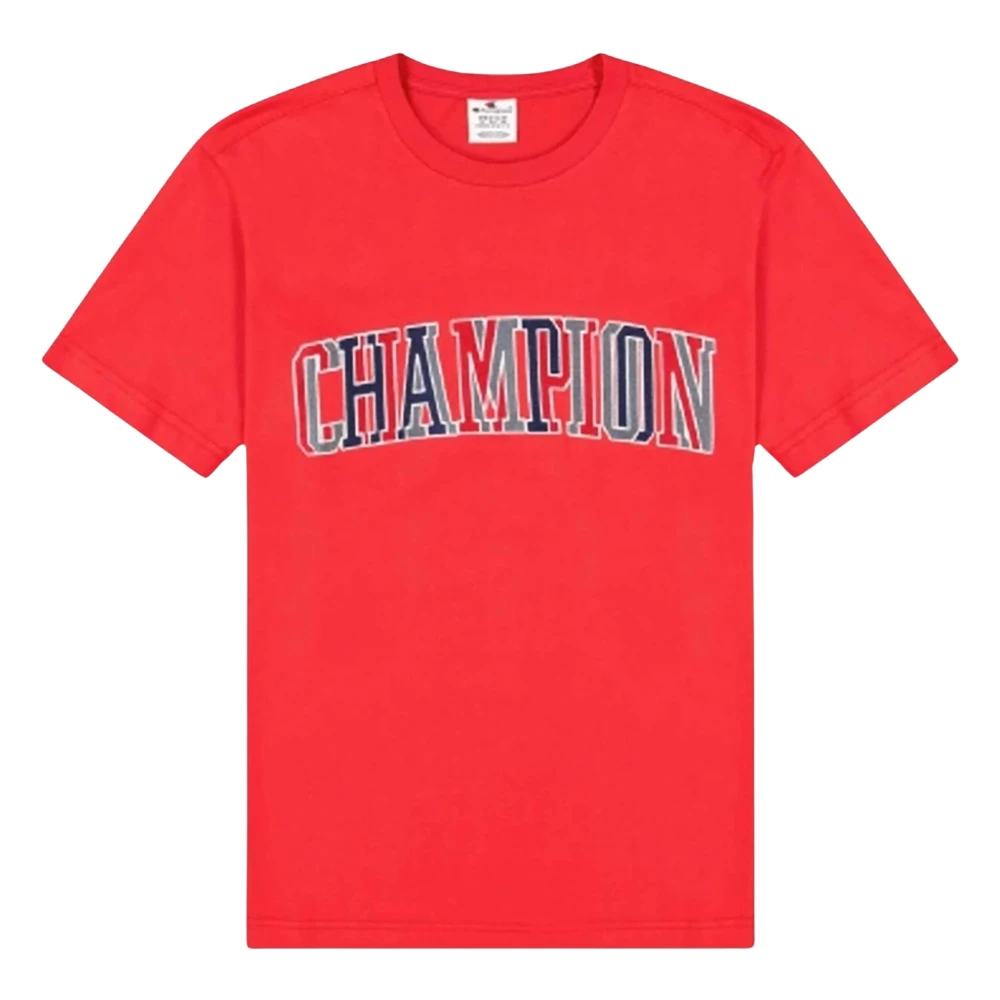 Champion T-shirt Red Heren