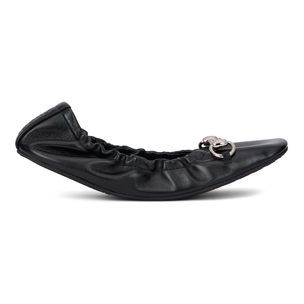 Gucci Black Prima Ballet Flat - Female - Ballerina Shoes - 3 Uk - Shoes