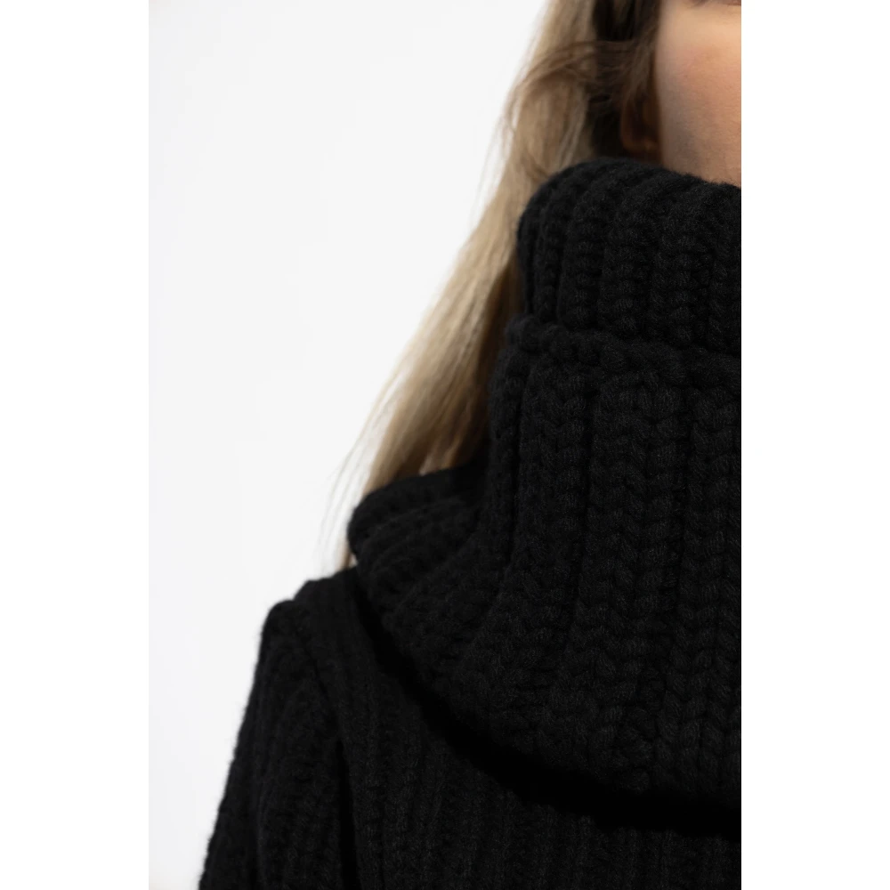 alexander mcqueen Wollen Turtleneck Black Dames
