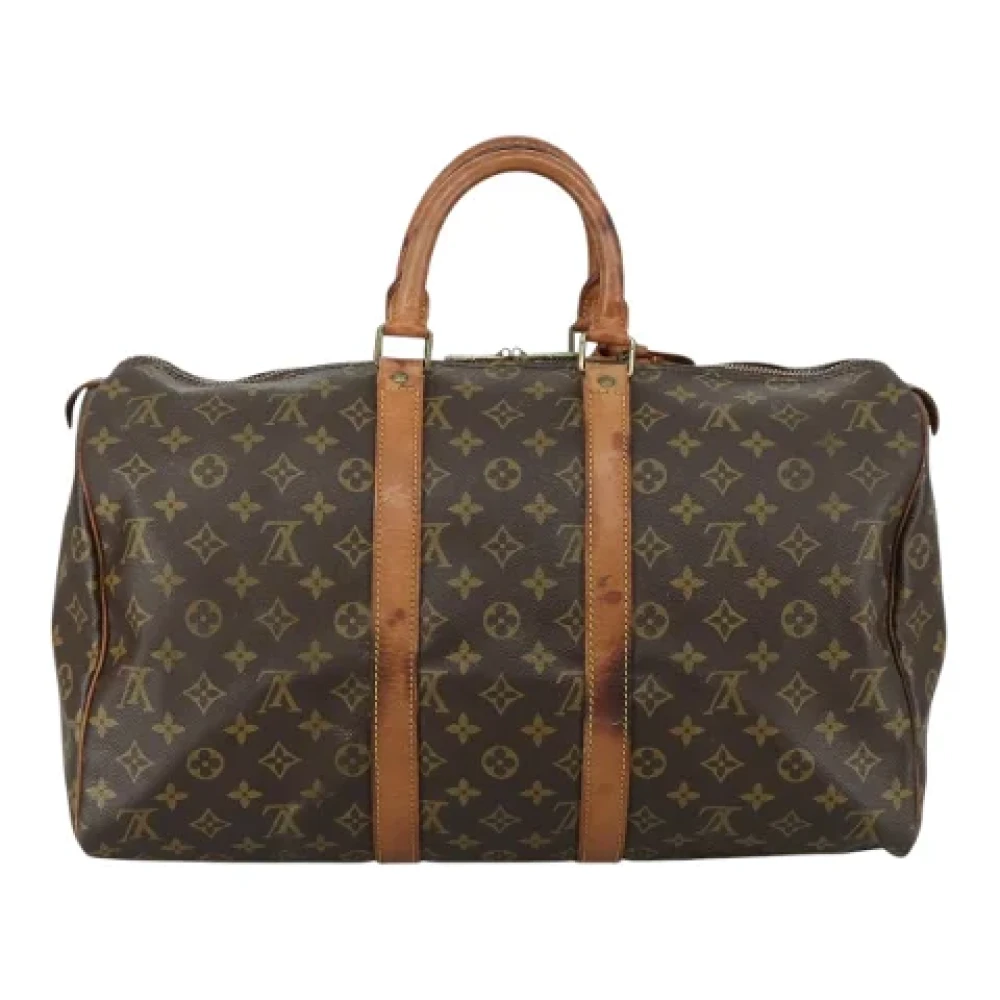 Louis Vuitton Vintage Pre-owned Canvas travel-bags Brown Dames