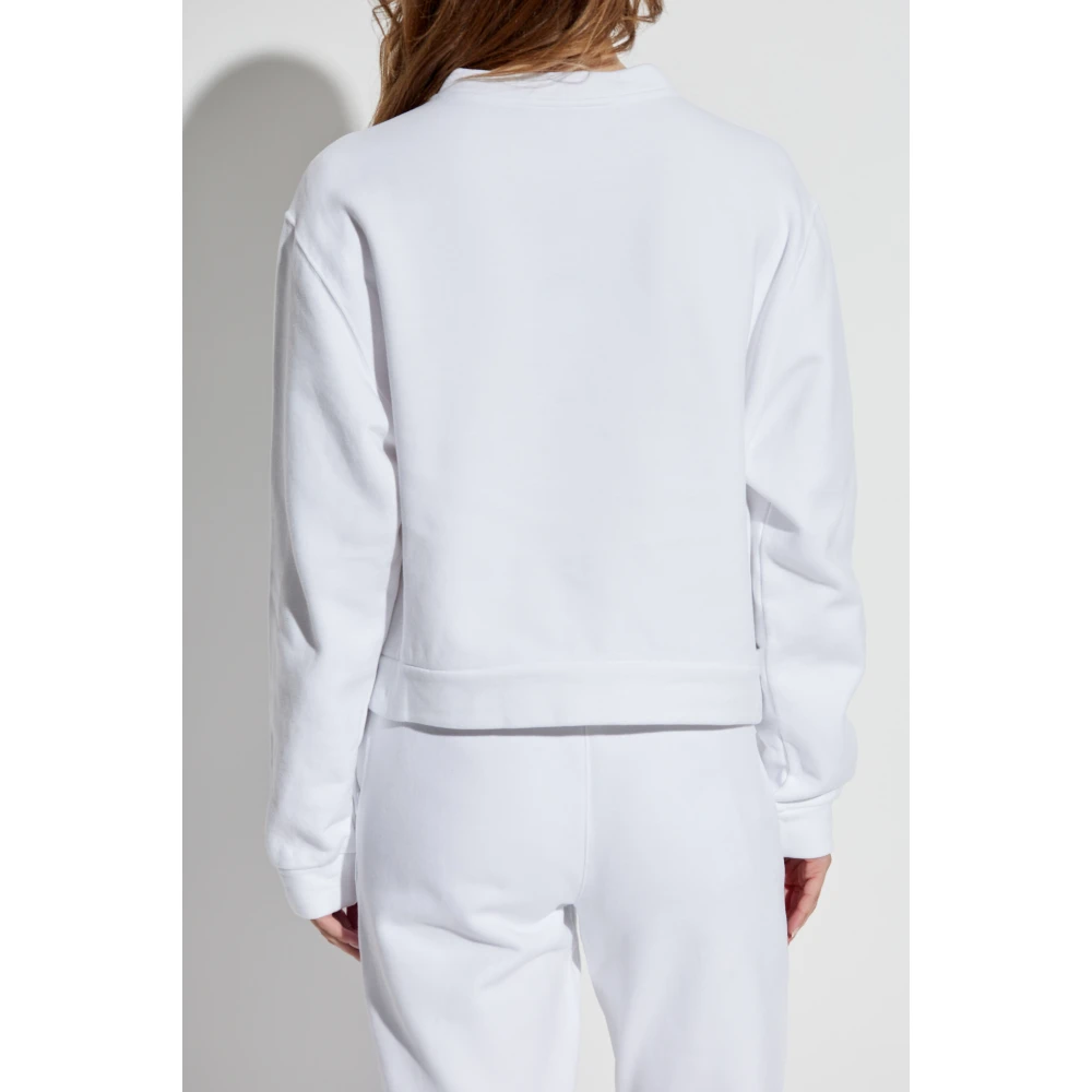 Dolce & Gabbana Sweatshirt met geborduurd logo White Dames