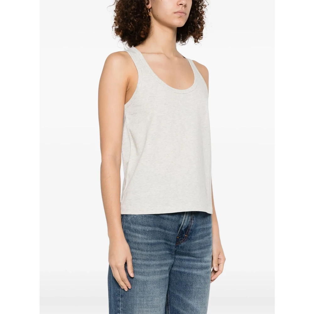 A.p.c. Grijze Tanktop 100% Katoen Portugal Gray Dames