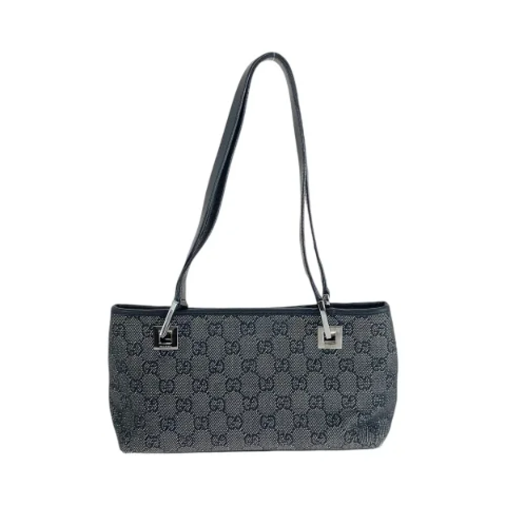 Gucci Vintage Pre-owned Canvas gucci-bags Black Dames