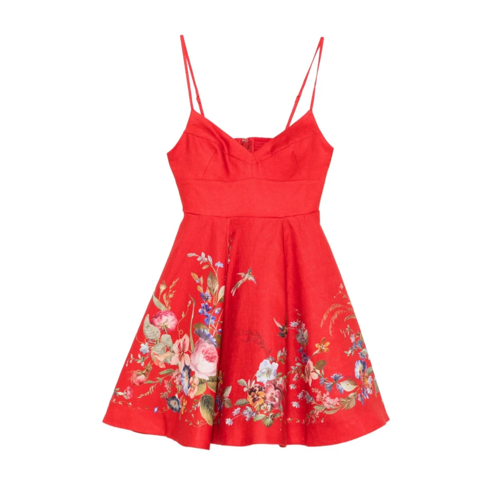Zimmermann Women's Red Patience Mini Dress