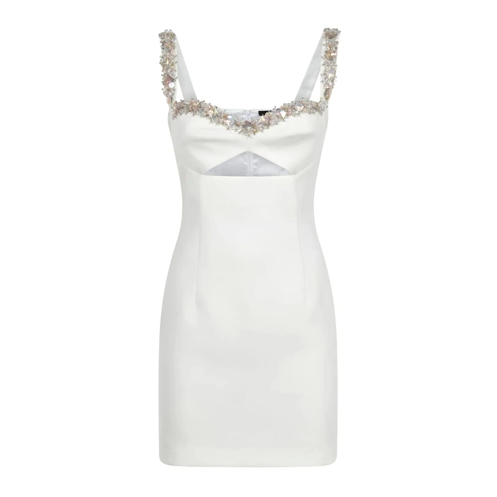 Amen Kristallen Band Accessoire White Dames