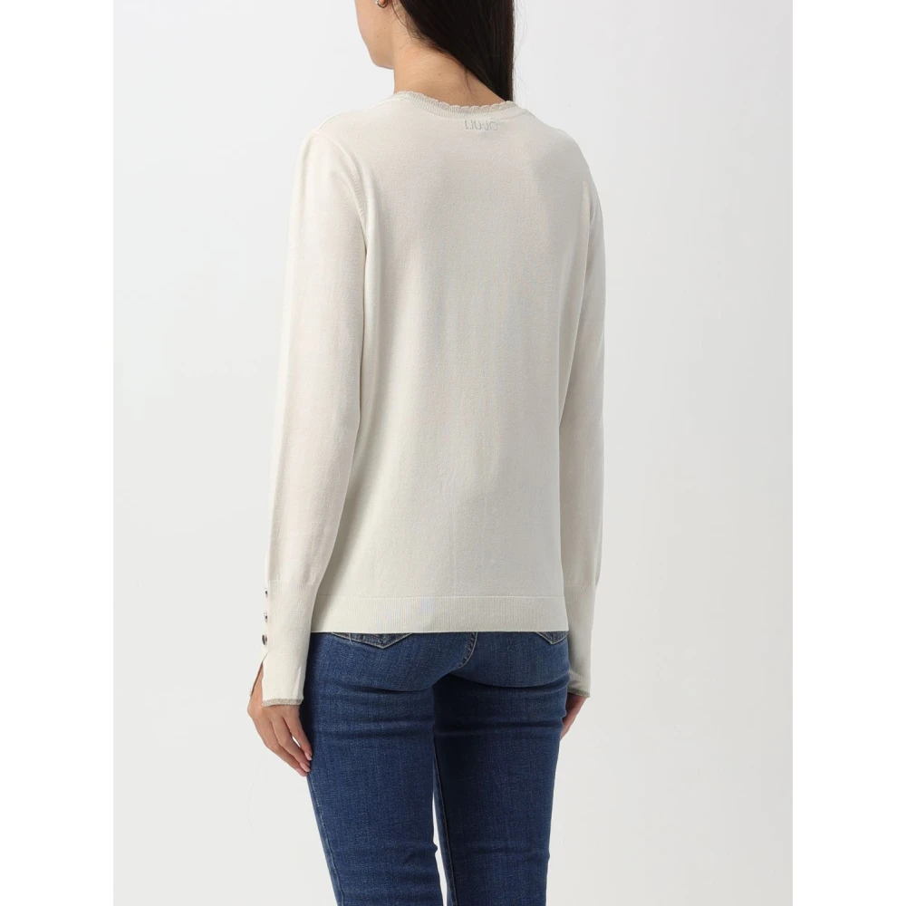 Liu Jo Geknoopte Vest White Dames