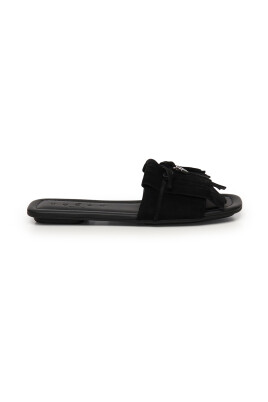 black-fringe-sandals
