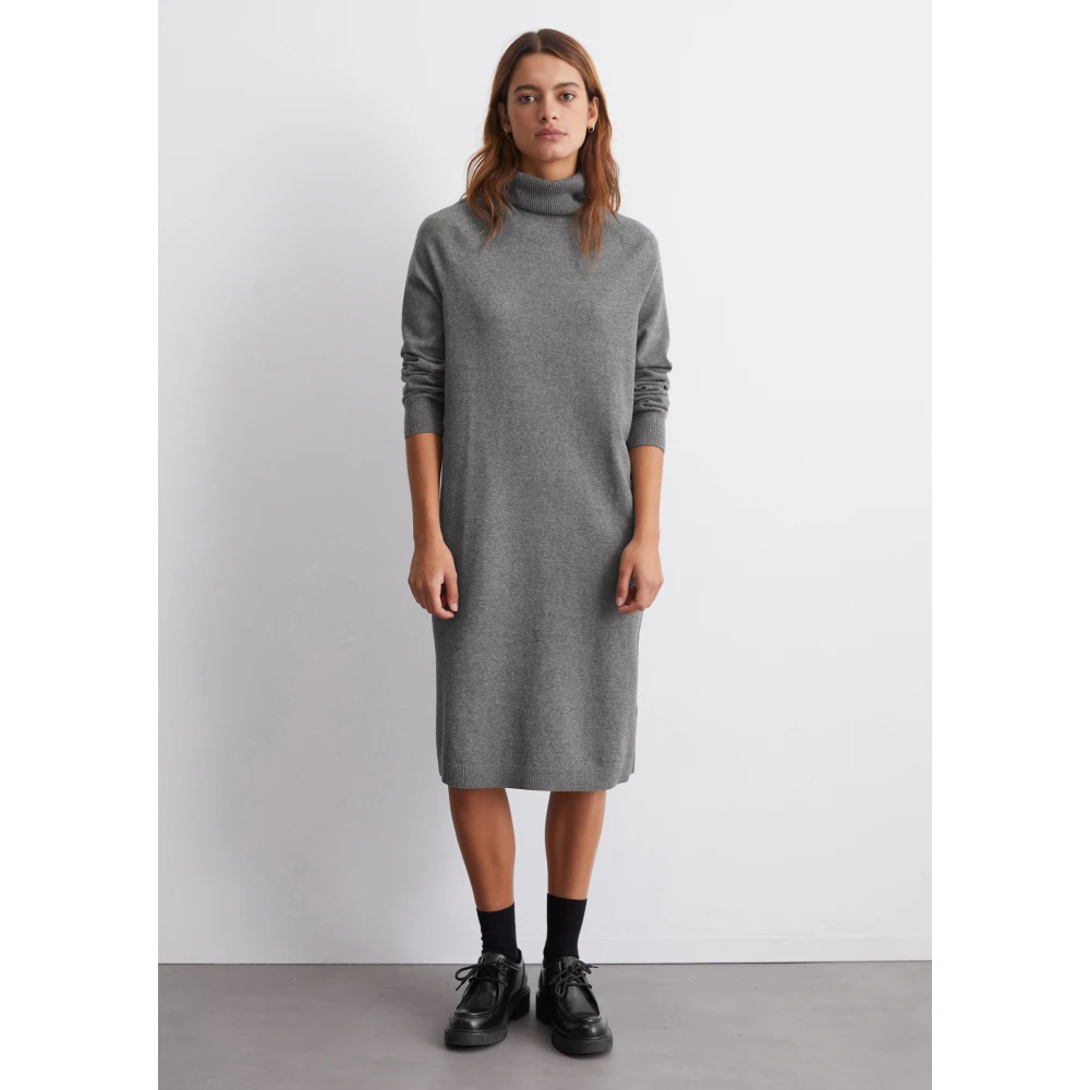 Marc O'Polo Relaxed coltrui gebreide jurk Gray Dames