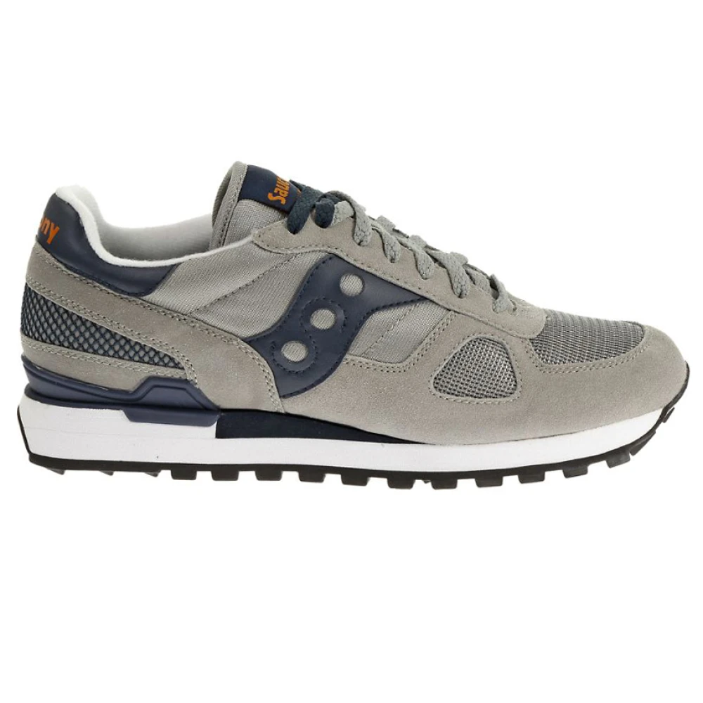 Saucony Grijze Sneakers met Comfortabele Pasorm en Uitstekende Demping Heren Schoenen Grijs