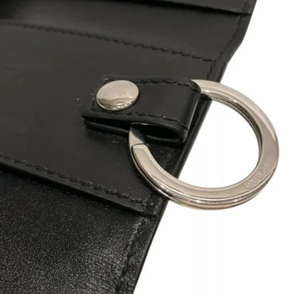 Gucci Vintage Pre-owned Leather key-holders Black Heren
