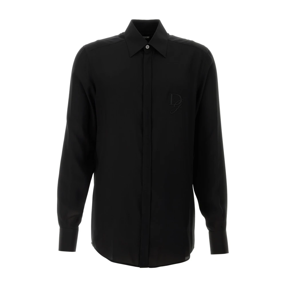 Dolce & Gabbana Men's Black Stylish Shirts Collection