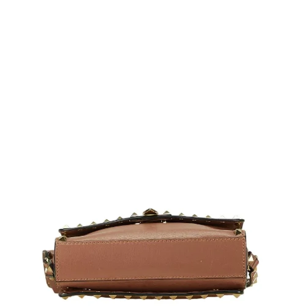 Valentino Vintage Pre-owned Leather shoulder-bags Pink Dames