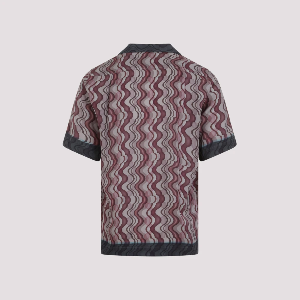 Dries Van Noten Paarse Cartoline Shirt Multicolor Heren