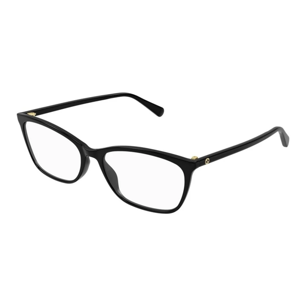 Gucci Women's Black Glasses, 55 Mm, Emblem Eyeglasses