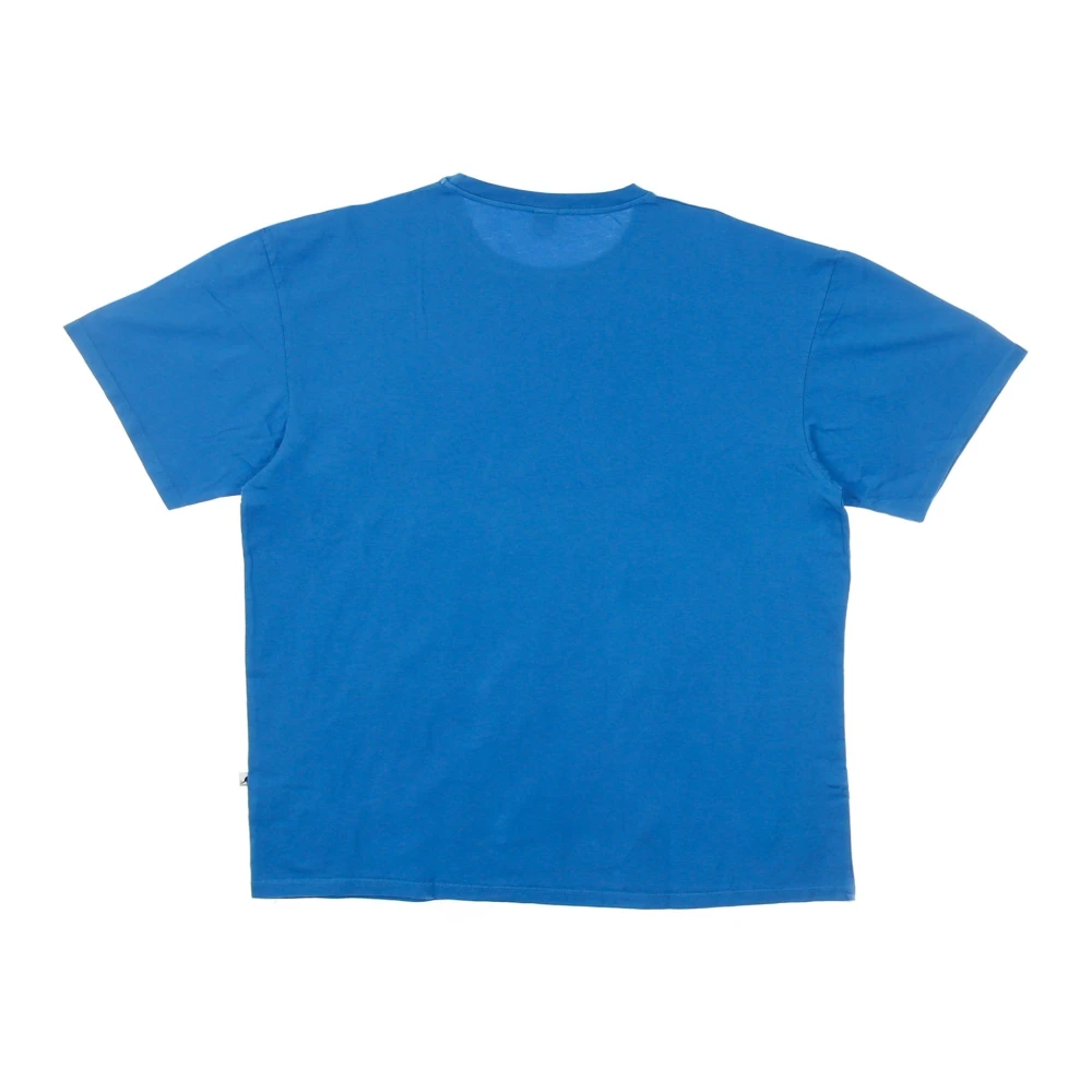 Kangol Blauw zwart heren T-shirt Oversized pasvorm Blue Heren