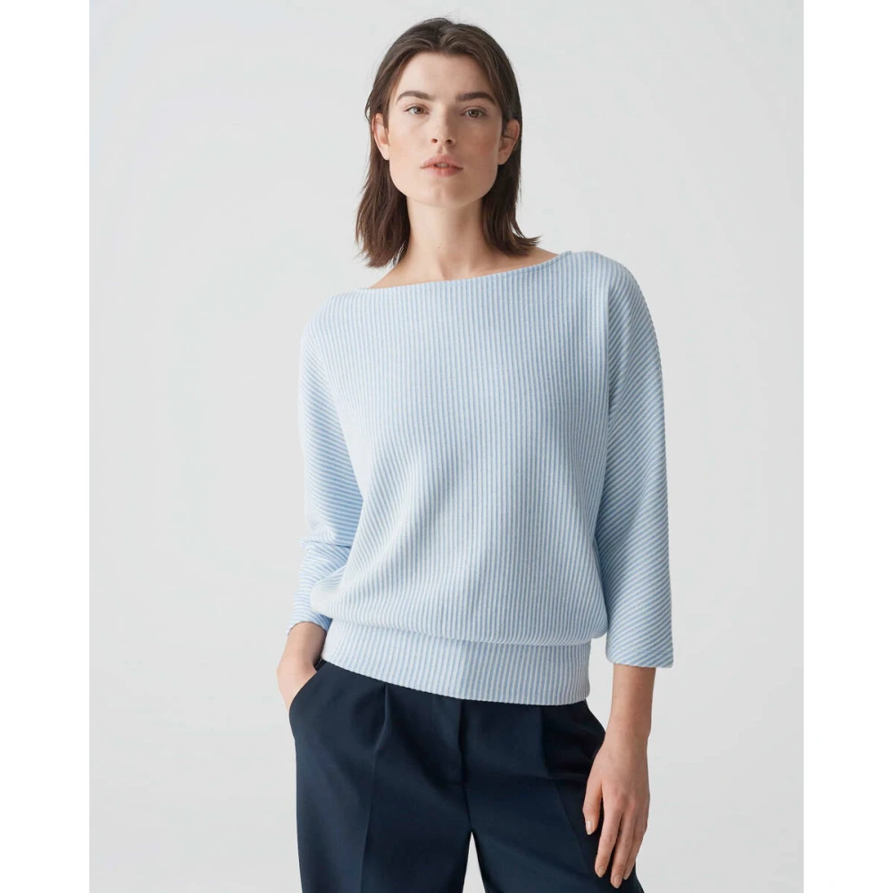 Opus Geipen Sweater Blue Dames
