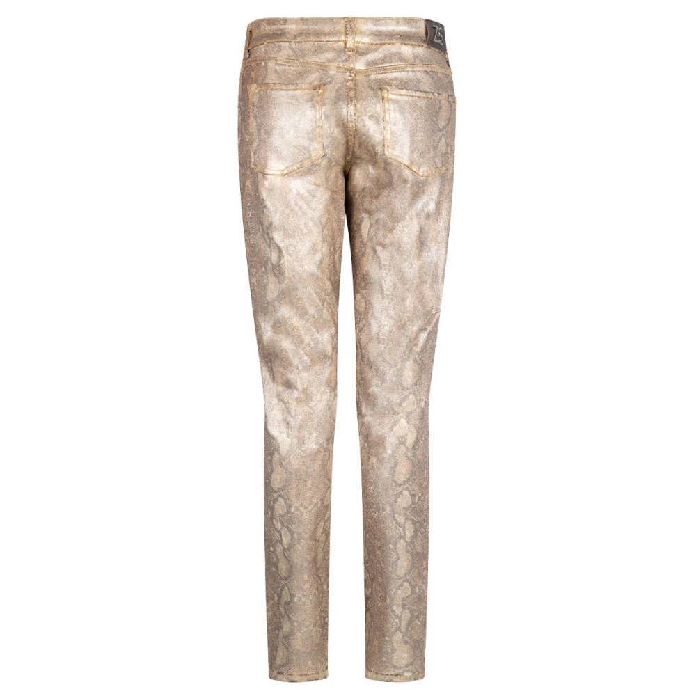 Zoso Stijlvolle Demi Broek Yellow Dames