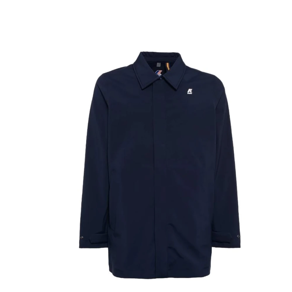 K-Way Men's Blue Light Jacket Medium