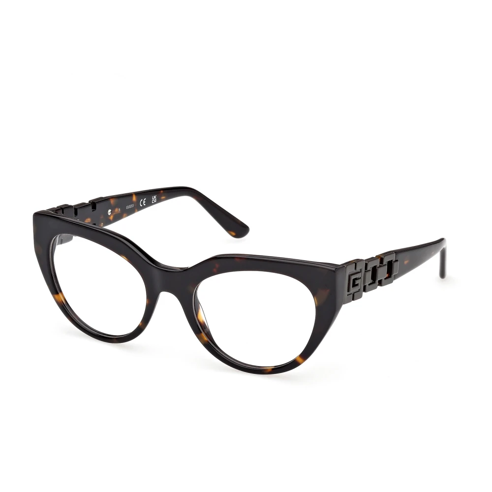 Guess Vrouw Bruin Cat Eye Optical Frame