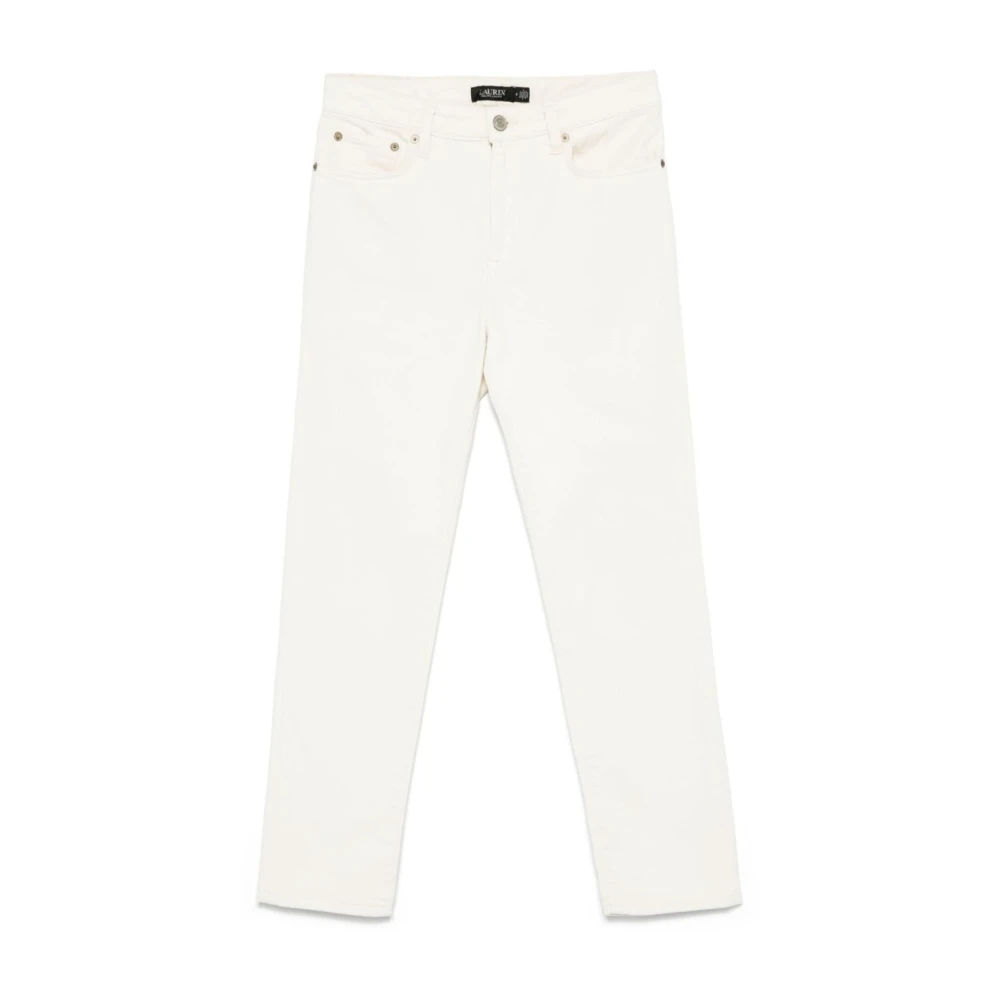 Ralph Lauren Donna Beige Jeans, Xl, New,