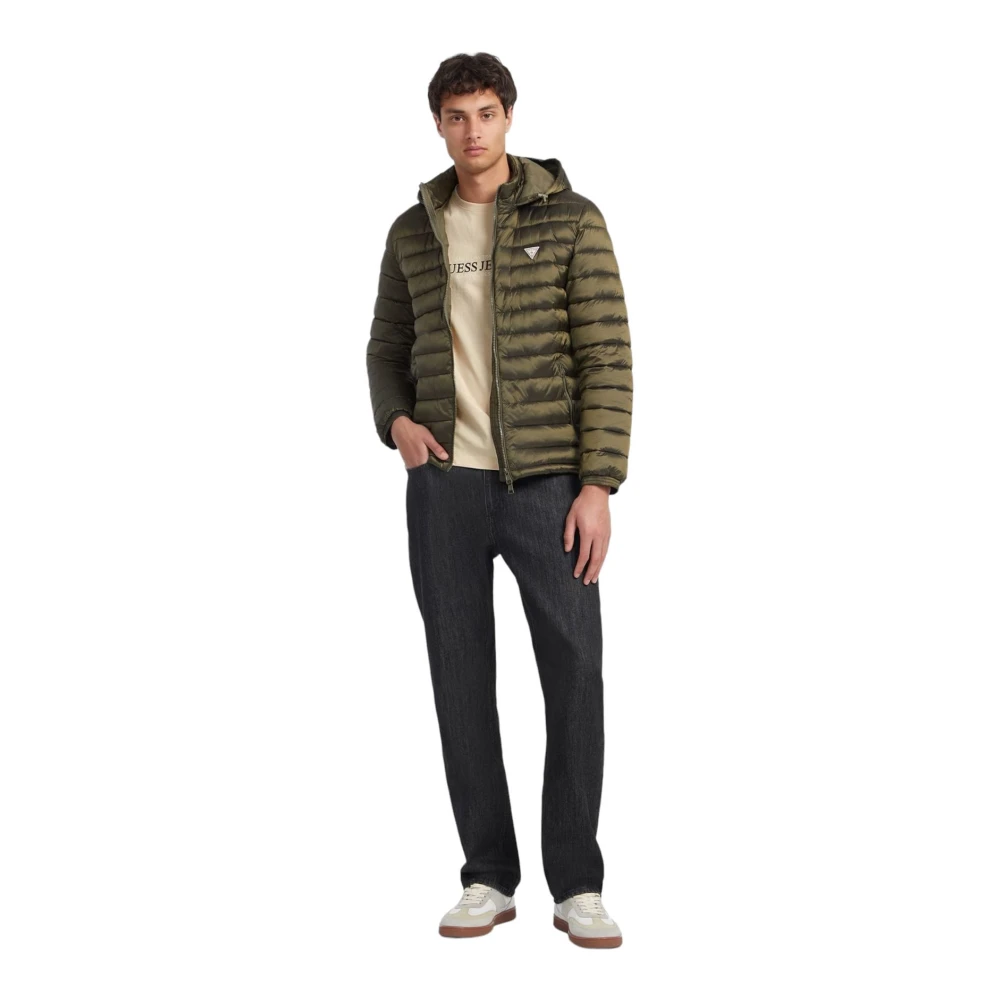 Guess Korte Pufferjas Green Heren