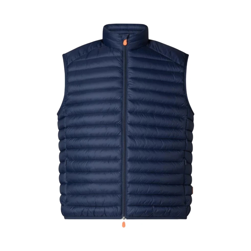 Save The Duck Men's Blue Waistcoats, M, Quilted Vest Adam