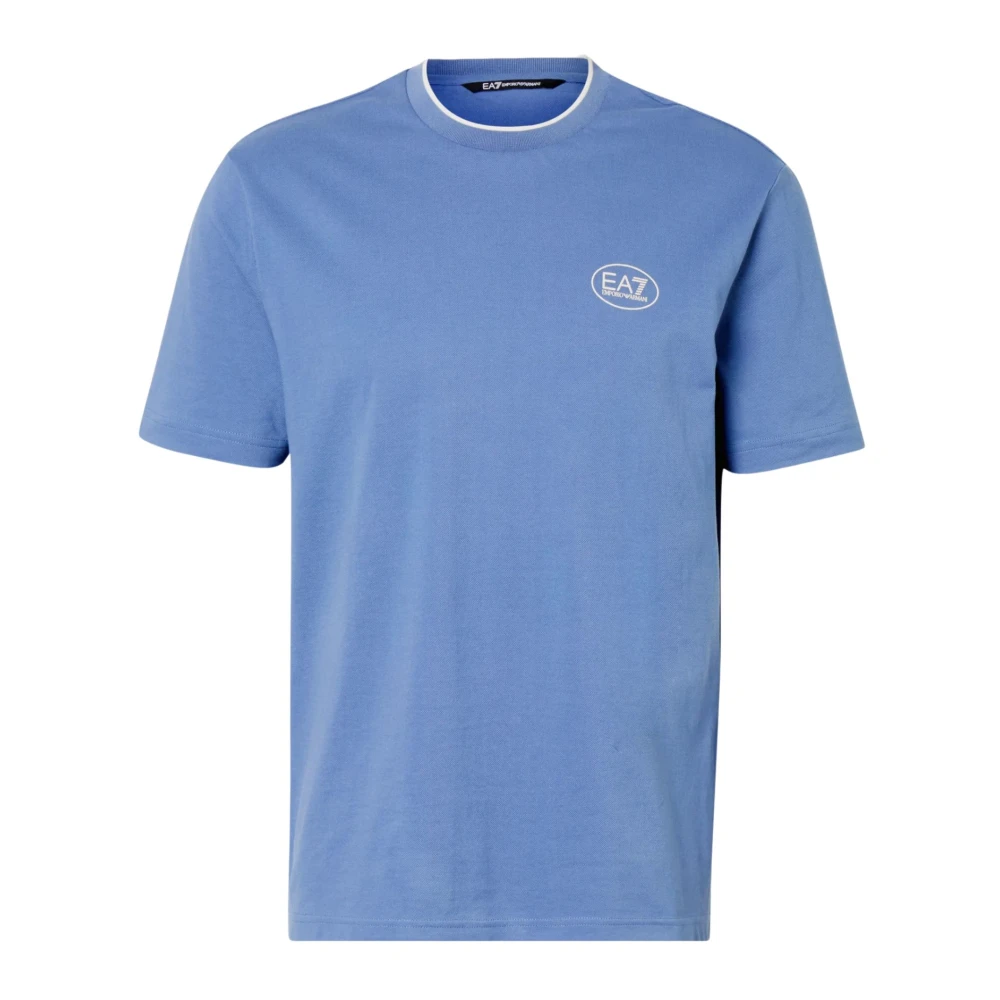 Emporio Armani Ea7 Uomo Blu - T-Shirt In Jersey - Tops - S