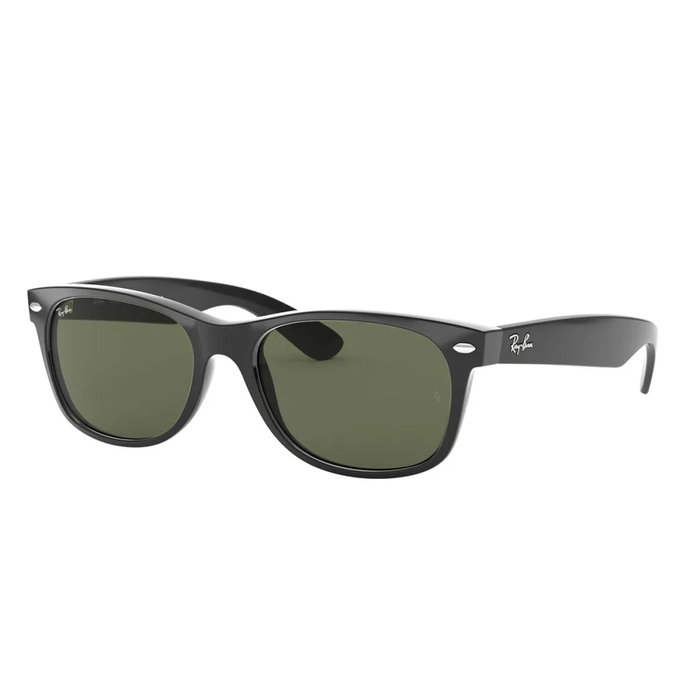 Ray-Ban Black Sunglasses, Unisex, 52 Mm, Classic Wayfarer Sunglasses Green G-15