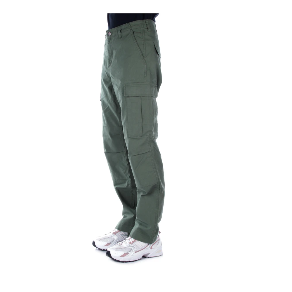 Carhartt WIP Logo Achterzak Broek Green Heren
