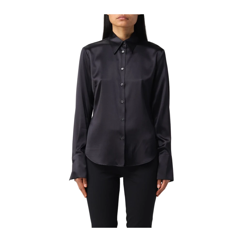 Pinko Donna Nero Camicette Xl, New,