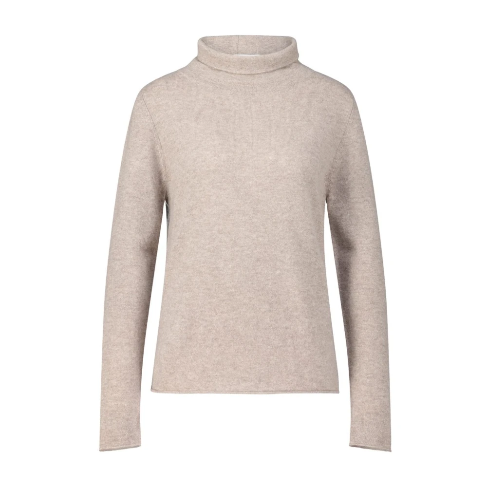 Allude Kashmir Turtleneck Tröja Beige, Dam