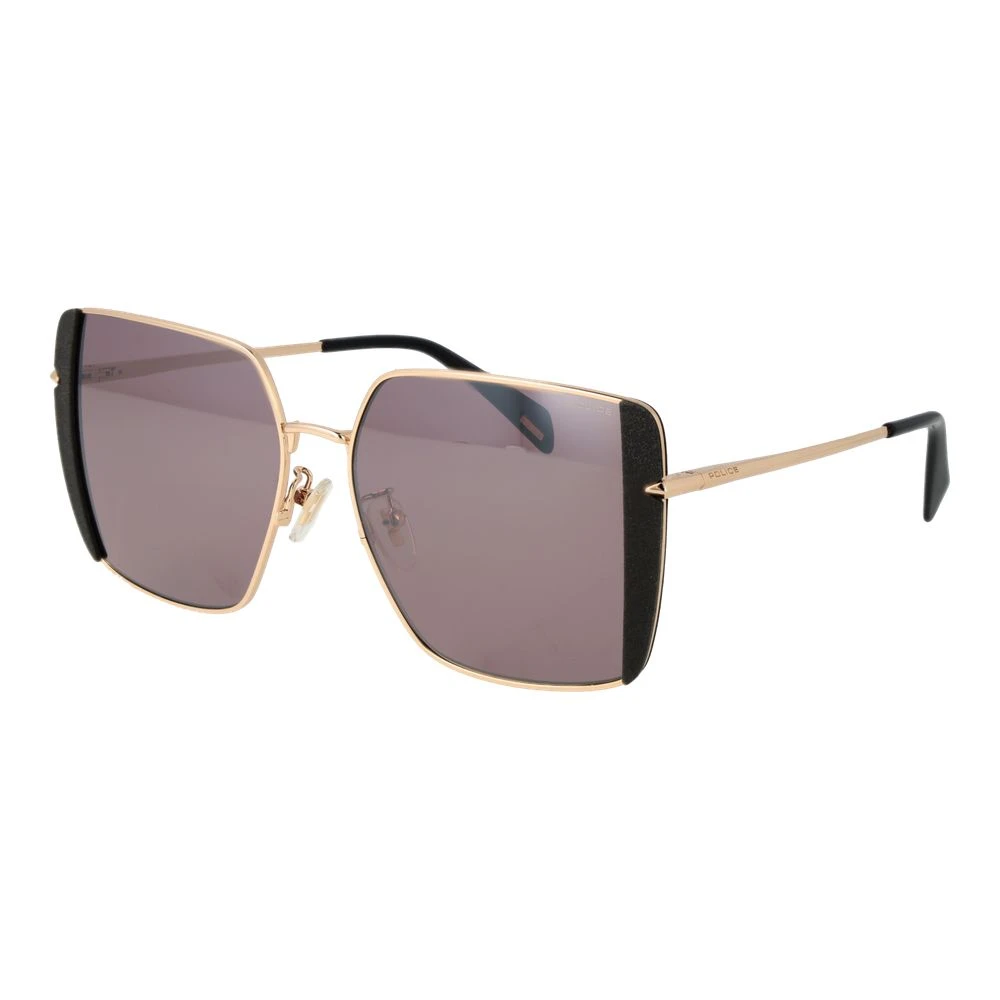 Police Women's Yellow Gold Metal Sunglasses - Sunglasses - One Size- Accessories