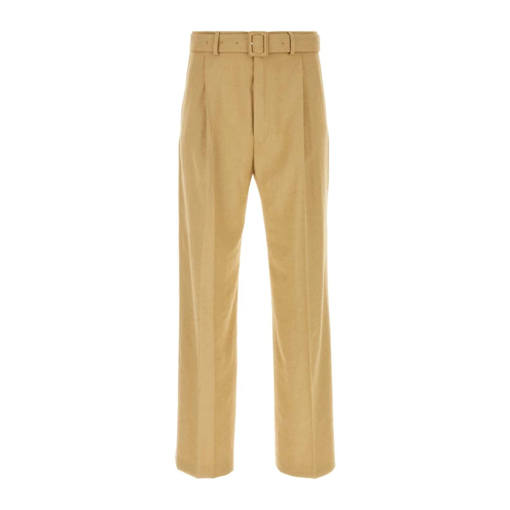 Dries Van Noten Men's Brown Viscose Blend Camel Pant