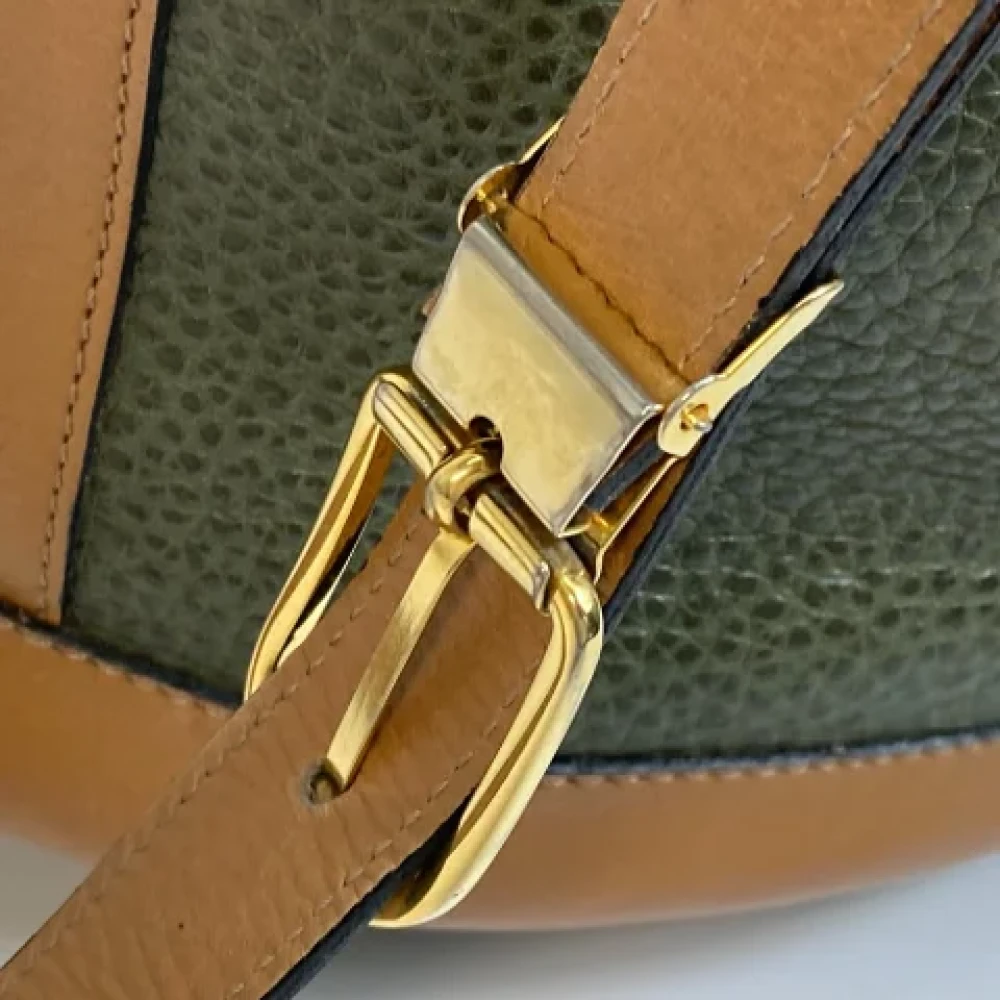 Dior Vintage Pre-owned Leather dior-bags Green Dames