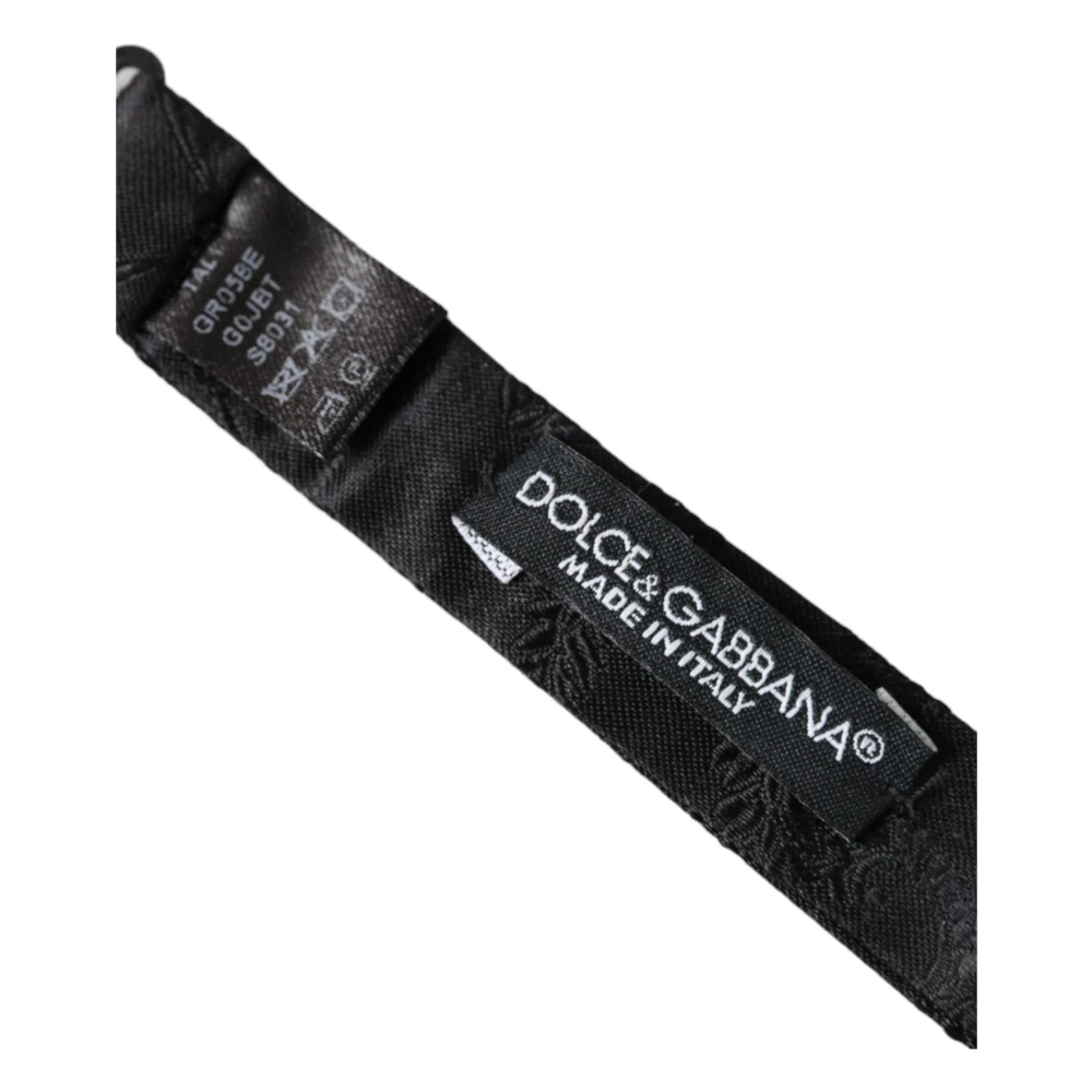 Dolce & Gabbana Multicolor Fantasy Verstelbare Halsstrik Black Heren